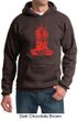 Mens Yoga Hoodie Red Tara Hoody