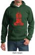 Mens Yoga Hoodie Red Tara Hoody
