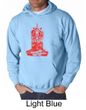 Mens Yoga Hoodie Red Tara Hoody