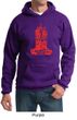 Mens Yoga Hoodie Red Tara Hoody