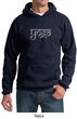 Mens Yoga Hoodie Sanskrit Yoga Text Hoody
