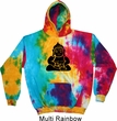Mens Yoga Hoodie Shadow Buddha Tie Dye Hoody