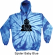 Mens Yoga Hoodie Shadow Buddha Tie Dye Hoody