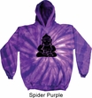 Mens Yoga Hoodie Shadow Buddha Tie Dye Hoody
