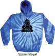 Mens Yoga Hoodie Shadow Buddha Tie Dye Hoody
