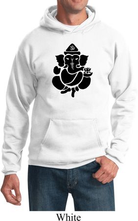 Mens Yoga Hoodie Shadow Ganesha Hoody