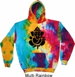 Mens Yoga Hoodie Shadow Ganesha Tie Dye Hoody
