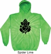 Mens Yoga Hoodie Shadow Ganesha Tie Dye Hoody