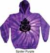 Mens Yoga Hoodie Shadow Ganesha Tie Dye Hoody