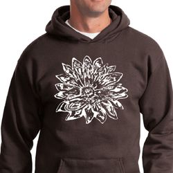 Mens Yoga Hoodie Sketch Lotus Hoody Mens Yoga Hoodie Sketch Lotus Hoody