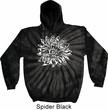 Mens Yoga Hoodie Sketch Lotus Tie Dye Hoody