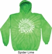 Mens Yoga Hoodie Sketch Lotus Tie Dye Hoody