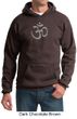 Mens Yoga Hoodie Sweatshirt - Aum Symbol Hooded Sweat Shirt