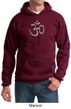 Mens Yoga Hoodie Sweatshirt - Aum Symbol Hooded Sweat Shirt