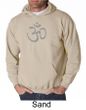 Mens Yoga Hoodie Sweatshirt - Aum Symbol Hooded Sweat Shirt