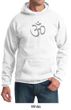 Mens Yoga Hoodie Sweatshirt - Aum Symbol Hooded Sweat Shirt