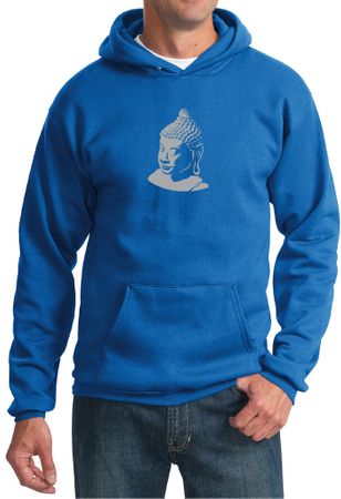 Mens Yoga Hoodie Sweatshirt - Buddha Hooded Sweat Shirt
