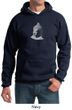 Mens Yoga Hoodie Sweatshirt - Buddha Hooded Sweat Shirt