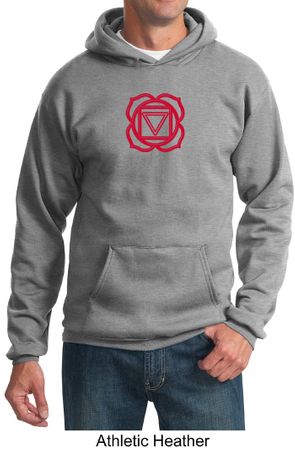 Mens Yoga Hoodie Sweatshirt Muladhara Root Chakra Hooded Sweat Shirt