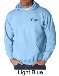 Mens Yoga Hoodie Sweatshirt Yoga Logo Pocket Print Adult Hoody