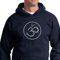 Mens Yoga Hoodie Thin OM Hoody