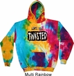 Mens Yoga Hoodie Twisted Tie Dye Hoody