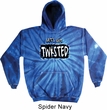 Mens Yoga Hoodie Twisted Tie Dye Hoody