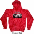 Mens Yoga Hoodie Twisted Tie Dye Hoody