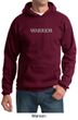 Mens Yoga Hoodie Warrior Text Hoody