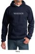 Mens Yoga Hoodie Warrior Text Hoody