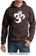 Mens Yoga Hoodie White Distressed OM Hoody