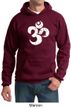 Mens Yoga Hoodie White Distressed OM Hoody