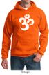 Mens Yoga Hoodie White Distressed OM Hoody