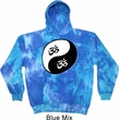 Mens Yoga Hoodie Yin Yang AUM Tie Dye Hoody