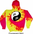 Mens Yoga Hoodie Yin Yang AUM Tie Dye Hoody