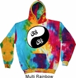 Mens Yoga Hoodie Yin Yang AUM Tie Dye Hoody