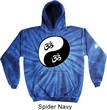 Mens Yoga Hoodie Yin Yang AUM Tie Dye Hoody