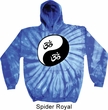 Mens Yoga Hoodie Yin Yang AUM Tie Dye Hoody