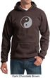 Mens Yoga Hoodie Yin Yang Big Print Meditation Hoody