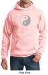 Mens Yoga Hoodie Yin Yang Big Print Meditation Hoody