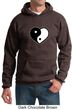Mens Yoga Hoodie Yin Yang Heart Hoody