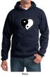 Mens Yoga Hoodie Yin Yang Heart Hoody