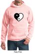 Mens Yoga Hoodie Yin Yang Heart Hoody