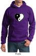 Mens Yoga Hoodie Yin Yang Heart Hoody