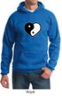 Mens Yoga Hoodie Yin Yang Heart Hoody