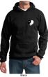 Mens Yoga Hoodie Yin Yang Heart Pocket Print Hoody