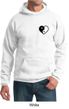 Mens Yoga Hoodie Yin Yang Heart Pocket Print Hoody