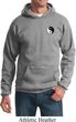 Mens Yoga Hoodie Yin Yang Patch Pocket Print Hoody