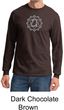Mens Yoga Long Sleeve Shirt Anahata Heart Chakra Shirt