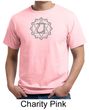 Mens Yoga Organic T-shirt Anahata Heart Chakra Tee Shirt